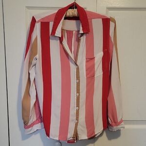 Velvet Heart | Multi-Colored Striped Shirt